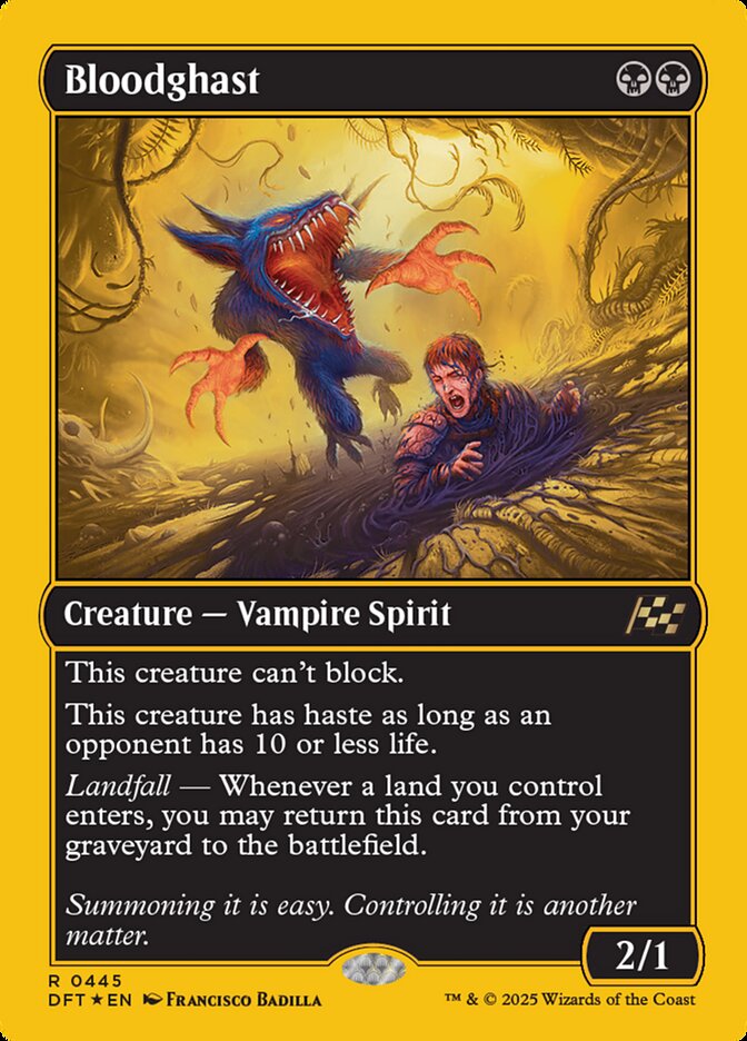 Bloodghast - [First Place Foil] Aetherdrift (DFT)