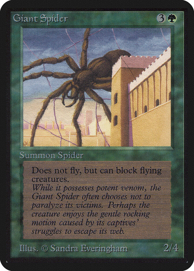 Giant Spider (198) - Limited Edition Alpha (LEA)