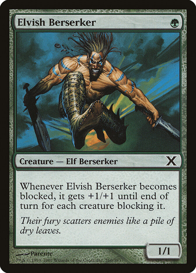 Elvish Berserker (260) - Tenth Edition (10E)