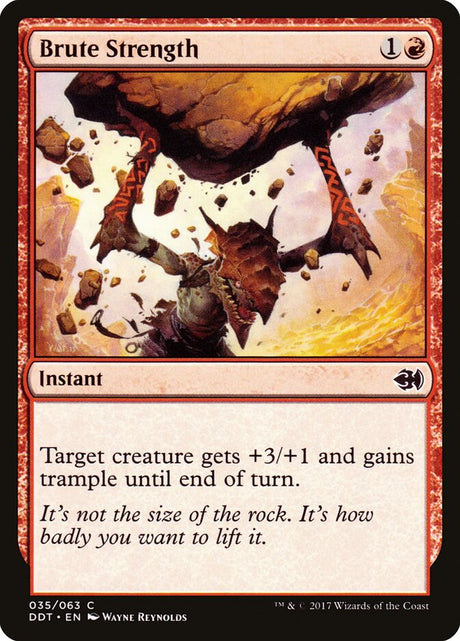 Brute Strength (35) - Duel Decks: Merfolk vs. Goblins (DDT)