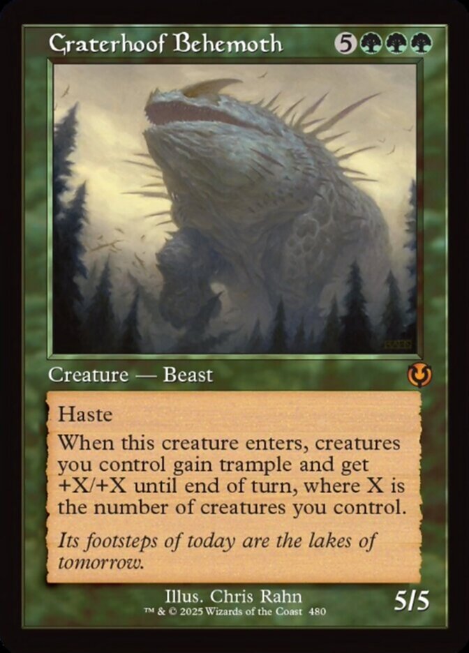 Craterhoof Behemoth - [Retro Frame] Innistrad Remastered (INR)