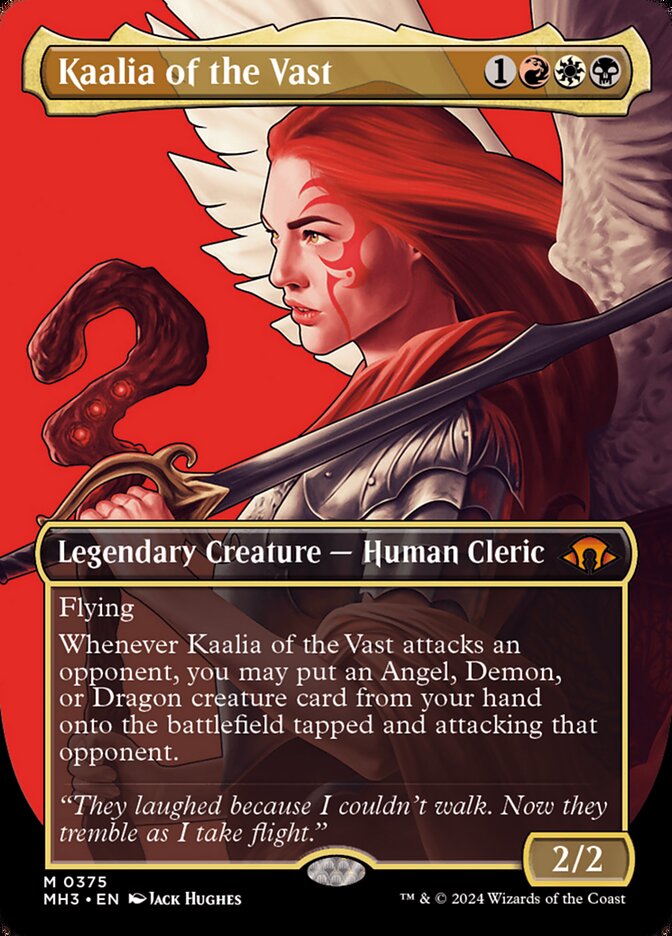 Kaalia of the Vast - [Foil, Borderless] Modern Horizons 3 (MH3)