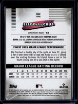 2026 Finest Elly De La Cruz Rare Orange Mini-Diamond Refractor  /25