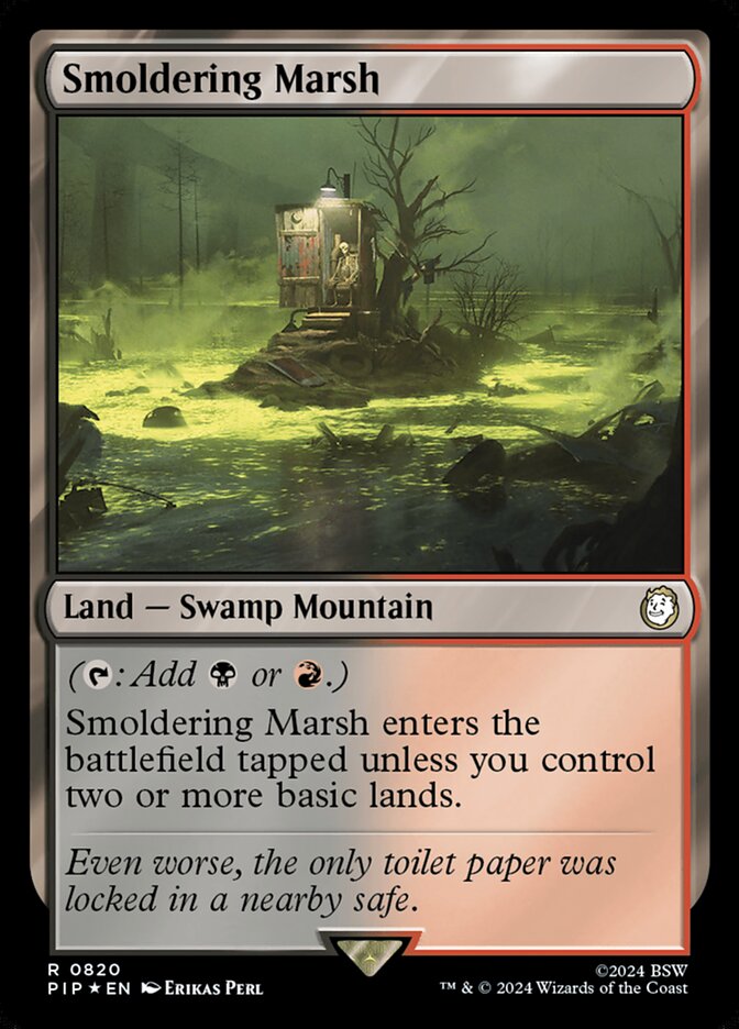 Smoldering Marsh - [Surge Foil] Fallout (PIP)