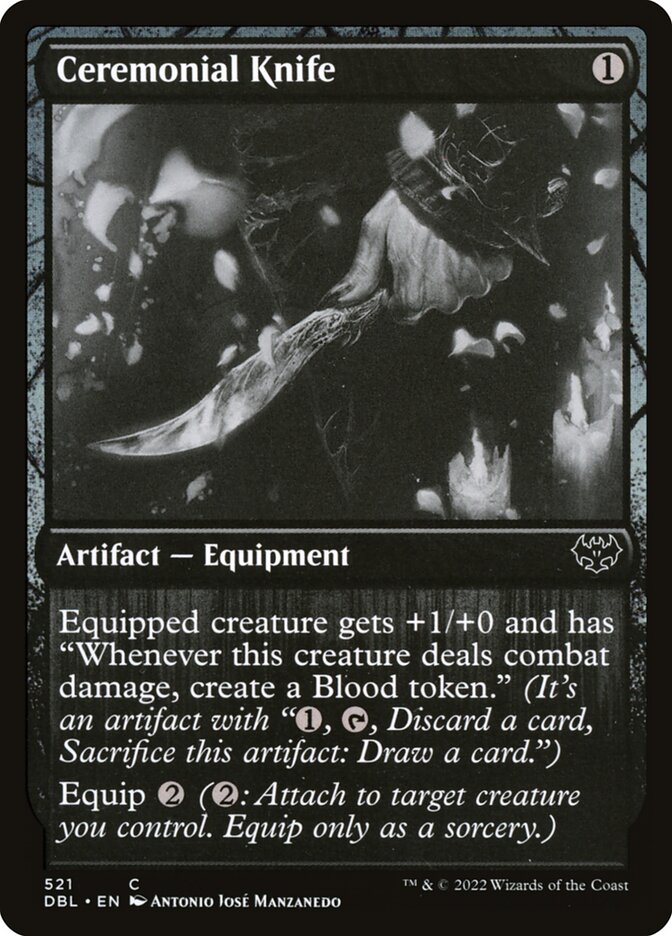 Ceremonial Knife - [Foil] Innistrad: Double Feature (DBL)
