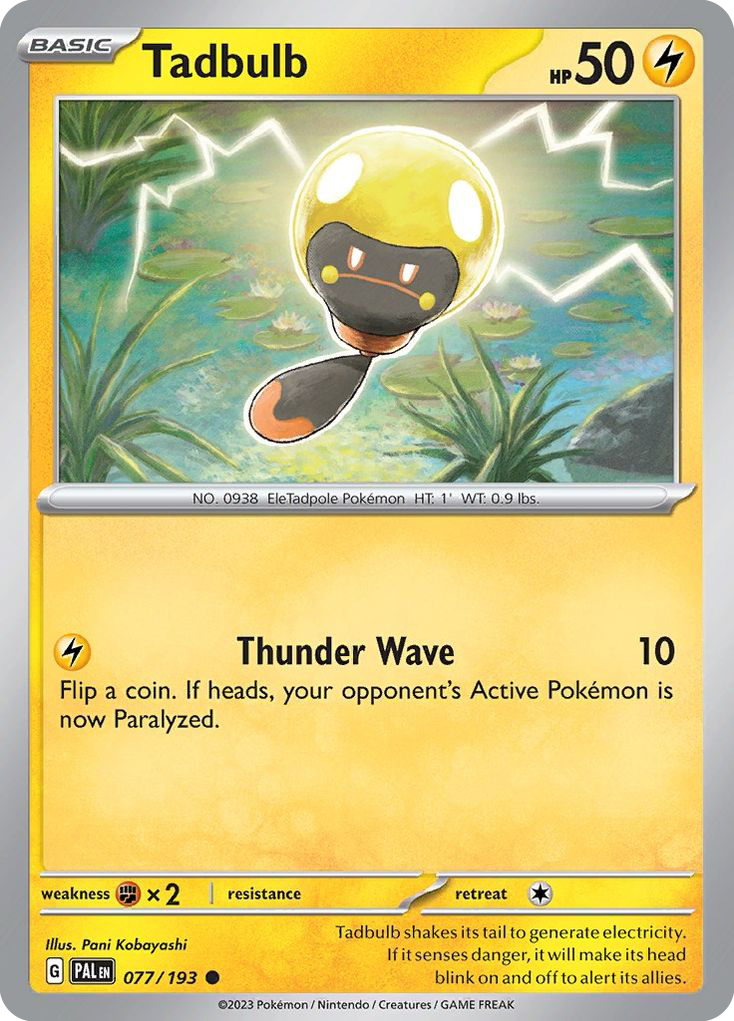 Tadbulb (77/193) - [Reverse Holo] Paldea Evolved (PAL)