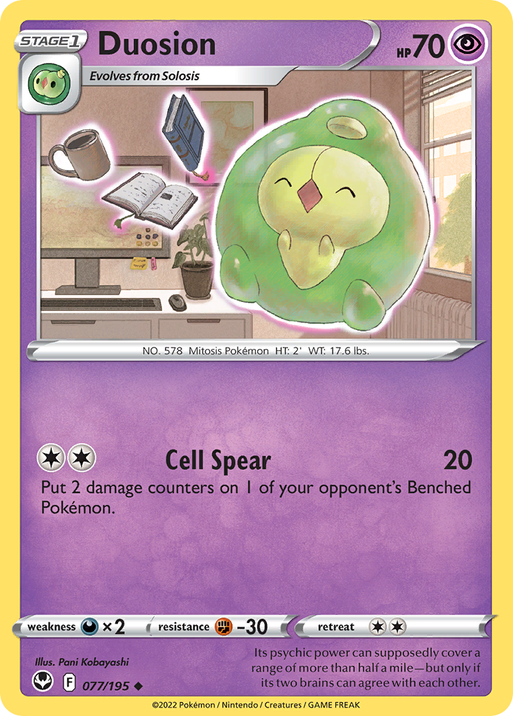 Duosion (77/195) - [Reverse Holo] Silver Tempest (SIT)