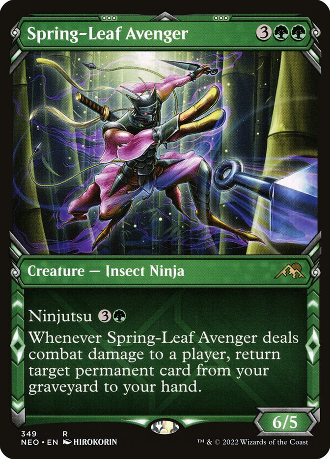 Spring-Leaf Avenger (349) - Kamigawa: Neon Dynasty (NEO)