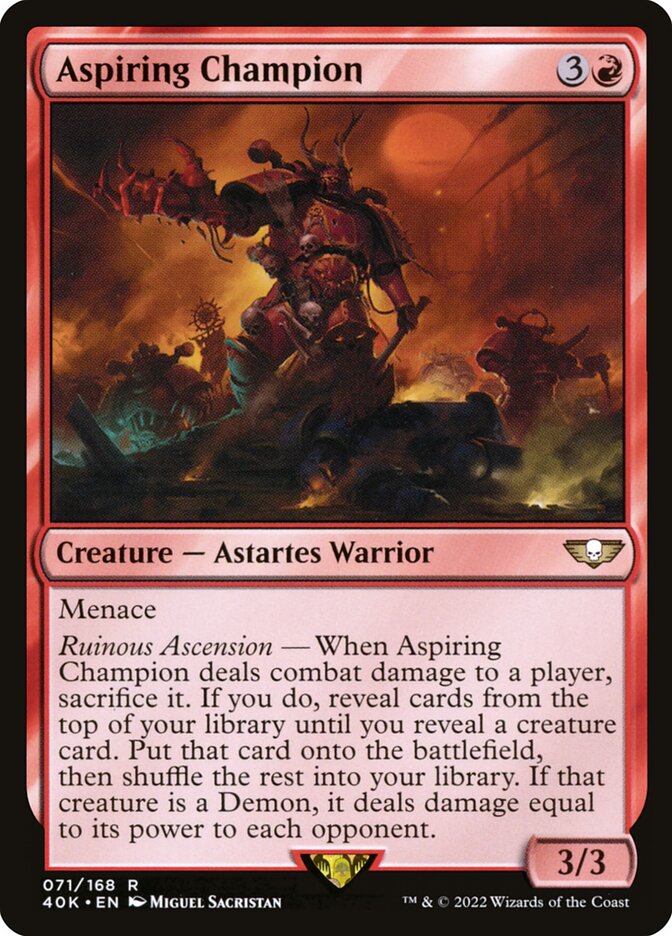 Aspiring Champion (71) - Warhammer 40,000 Commander (40K)