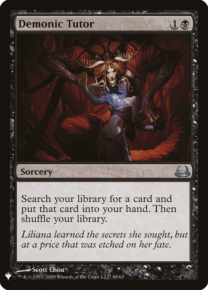 Demonic Tutor (DDC-49) - The List (PLST)
