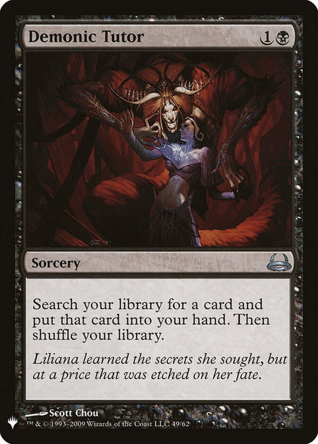 Demonic Tutor (DDC-49) - The List (PLST)