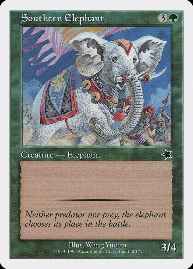 Southern Elephant (142) - Starter 1999 (S99)