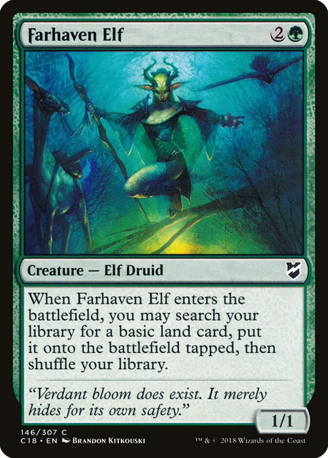 Farhaven Elf (146) - Commander 2018 (C18)