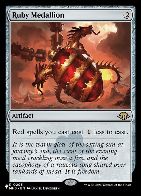 Ruby Medallion (MH3-295) - The List (PLST)
