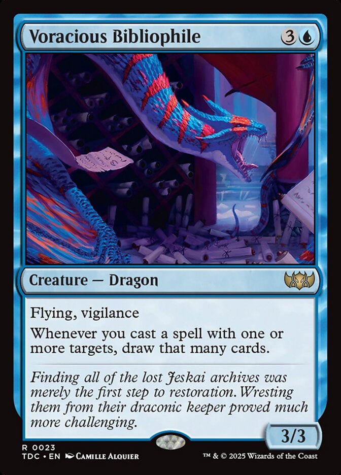 Voracious Bibliophile - Tarkir: Dragonstorm Commander (TDC)