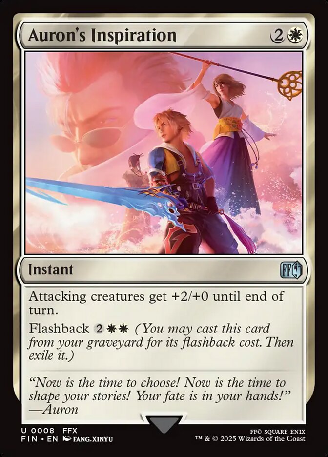 Auron's Inspiration (8) - [Foil] Final Fantasy (FIN)