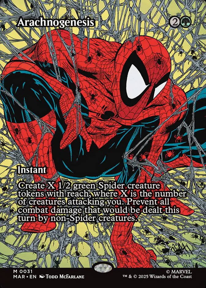 Arachnogenesis (31) - [Foil, Borderless] Marvel Universe (MAR)