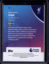2025-26 Topps Chrome Premier League #117 Alexander Isak Black Wave Refractor