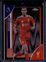 2025-26 Topps Chrome Premier League #117 Alexander Isak Black Wave Refractor