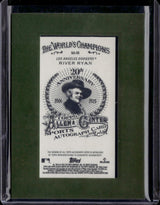 2025 Topps Allen & Ginter River Ryan Framed Mini Auto Green /50