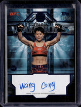 2026 Topps Knockout UFC Wang Cong Octagon Warriors Auto Blue /50
