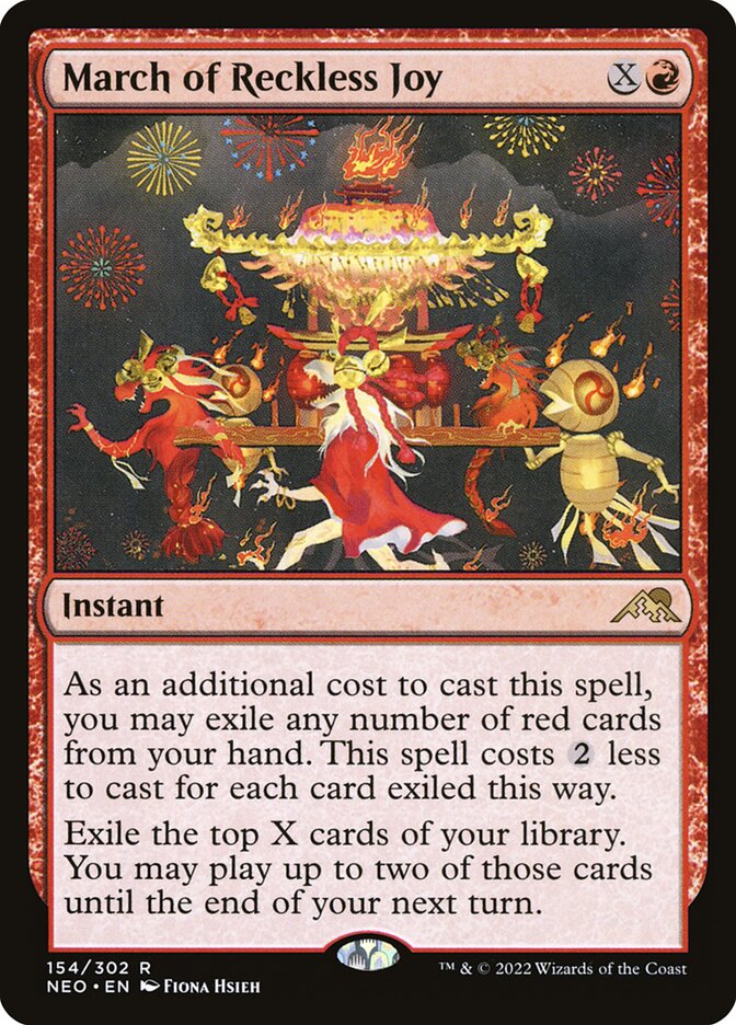 March of Reckless Joy (154) - Kamigawa: Neon Dynasty (NEO)