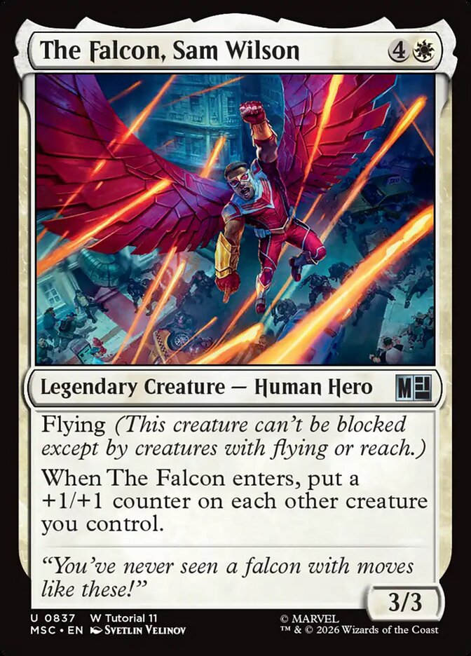 The Falcon, Sam Wilson (837) - Marvel Super Heroes Commander (MSC)