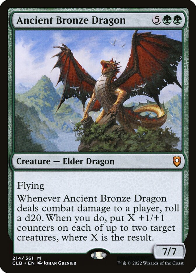 Ancient Bronze Dragon (214) - Commander Legends: Battle for Baldur's Gate (CLB)