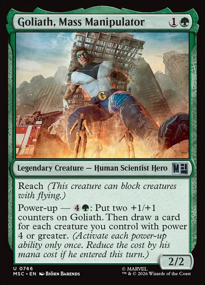 Goliath, Mass Manipulator (766) - Marvel Super Heroes Commander (MSC)