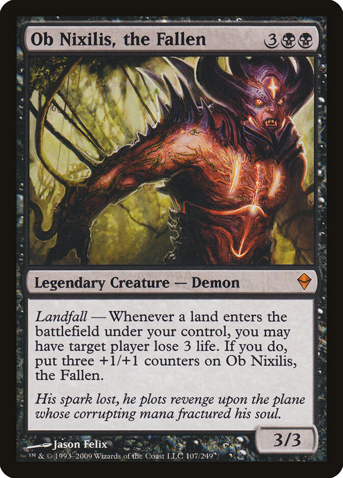Ob Nixilis, the Fallen (107) - Zendikar (ZEN)