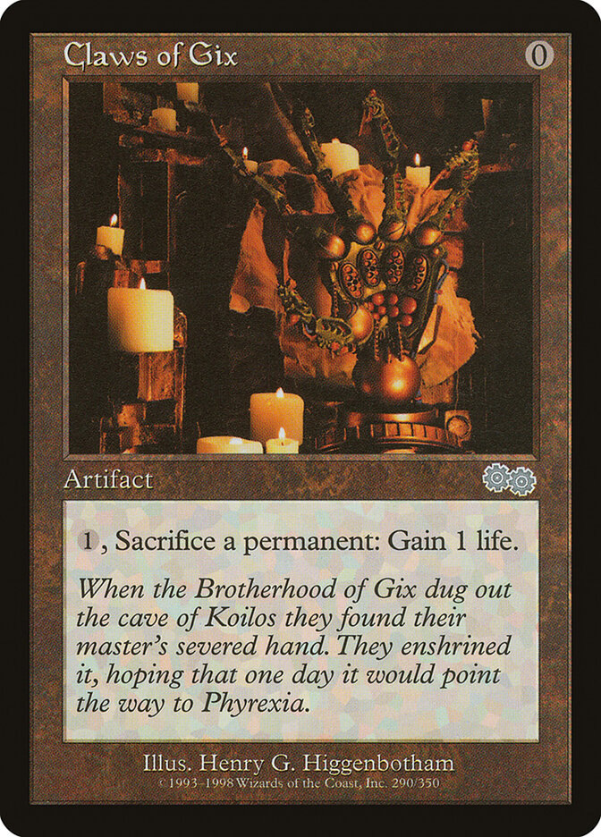 Claws of Gix (290) - Urza's Saga (USG)