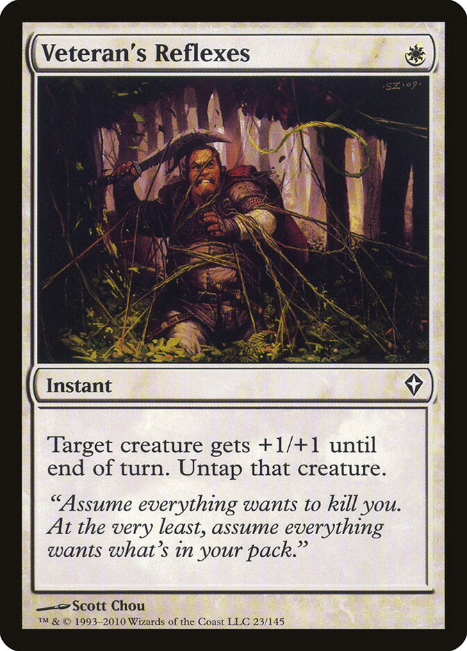 Veteran's Reflexes (23) - Worldwake (WWK)