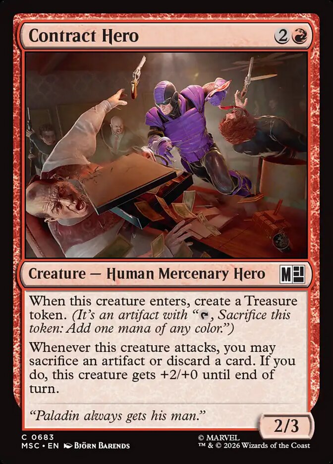 Contract Hero (683) - Marvel Super Heroes Commander (MSC)