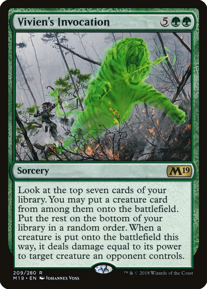 Vivien's Invocation (209) - Core Set 2019 (M19)