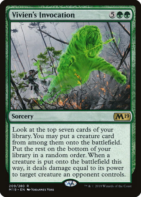 Vivien's Invocation (209) - Core Set 2019 (M19)