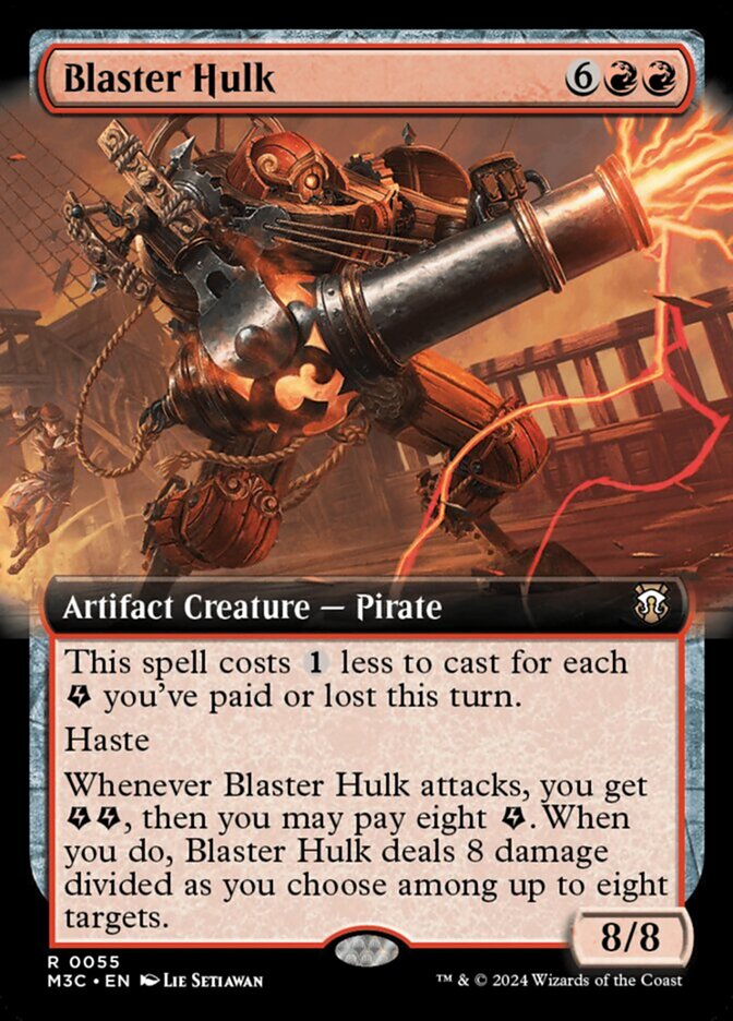 Blaster Hulk - [Extended Art] Modern Horizons 3 Commander (M3C)