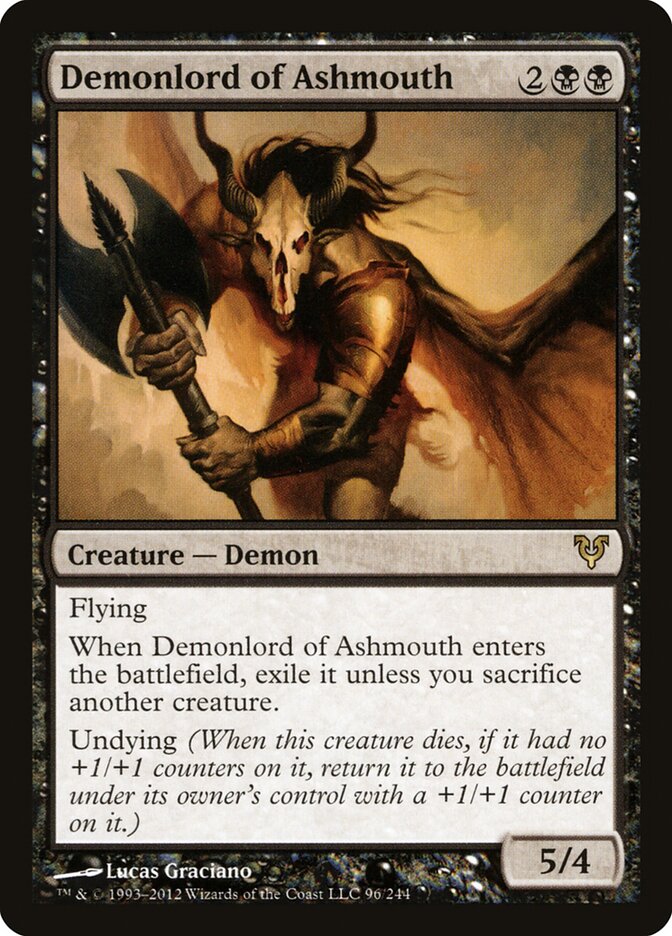 Demonlord of Ashmouth (96) - Avacyn Restored (AVR)