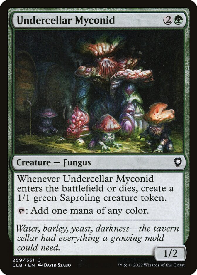 Undercellar Myconid (259) - Commander Legends: Battle for Baldur's Gate (CLB)