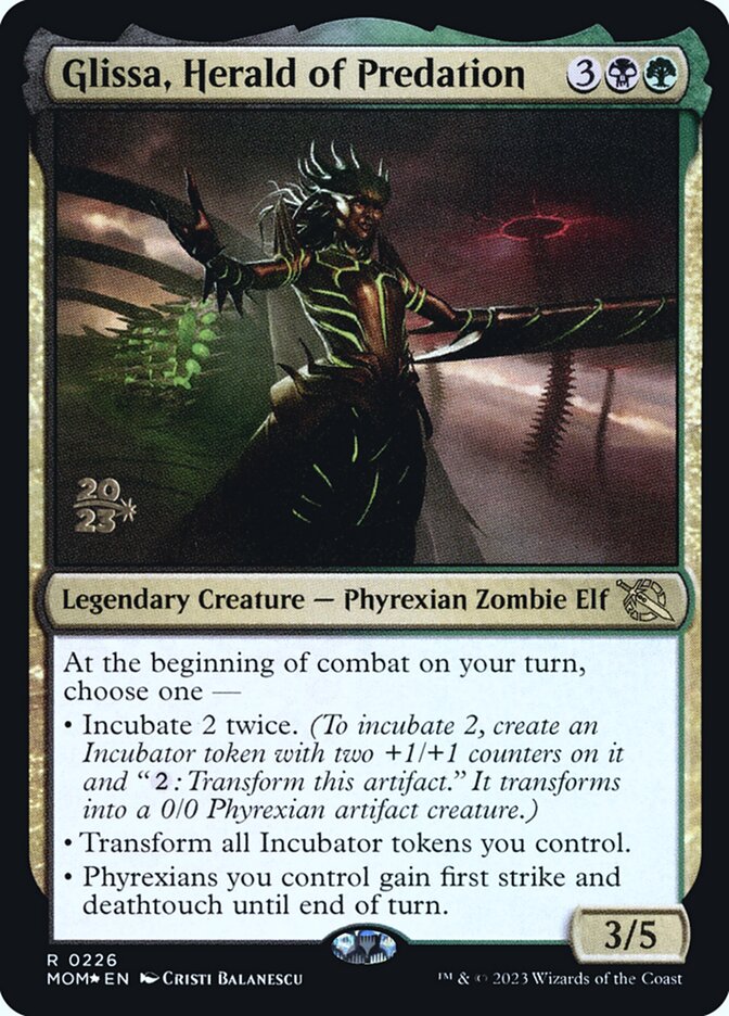 Glissa, Herald of Predation (226s) - March of the Machine Promos (PMOM)