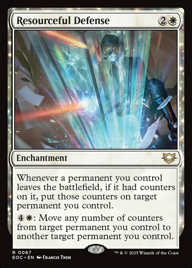 Resourceful Defense (67) - Edge of Eternities Commander (EOC)