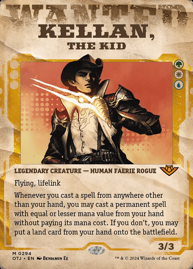 Kellan, the Kid - [Foil, Showcase] Outlaws of Thunder Junction (OTJ)