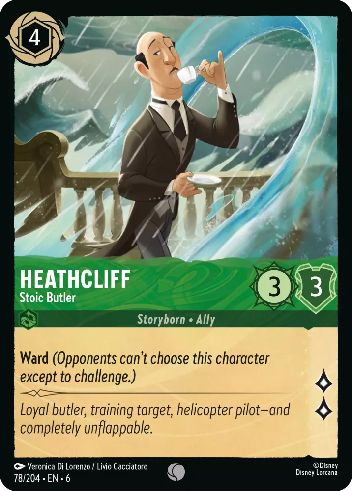 Heathcliff - Stoic Butler - [Foil] Azurite Sea (6)