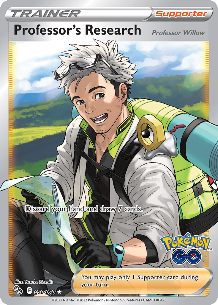 Professor's Research (78/78) - [Full Art] Pokemon GO (PGO)