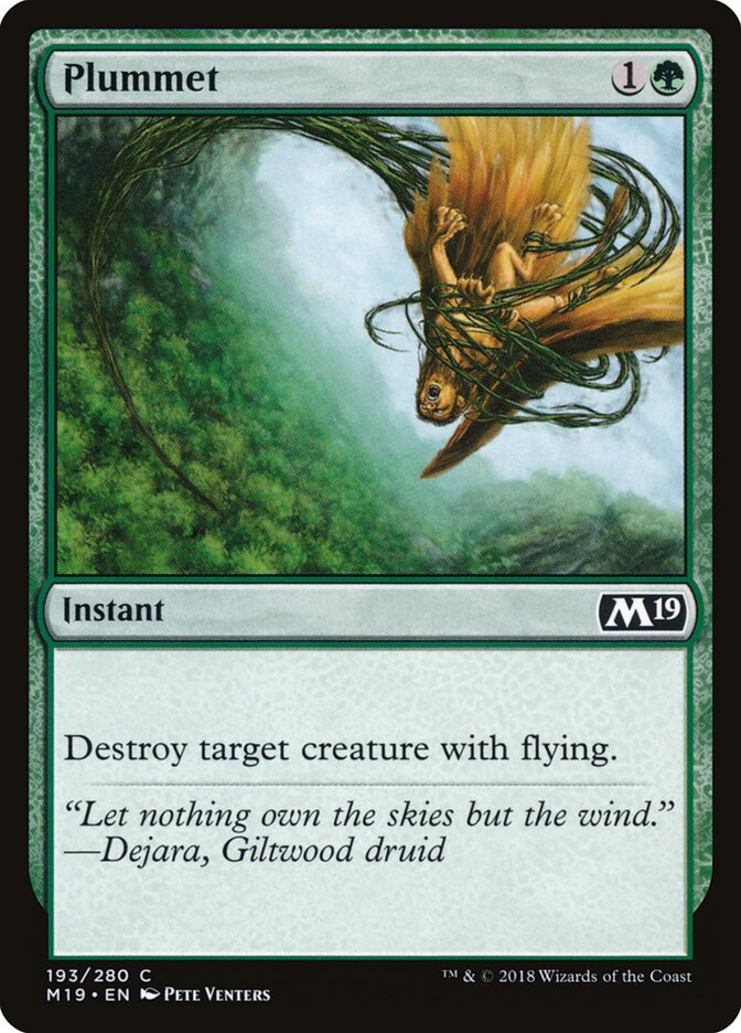 Plummet (193) - Core Set 2019 (M19)