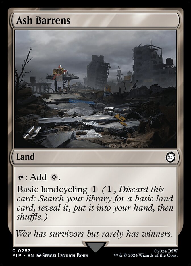 Ash Barrens - [Foil] Fallout (PIP)