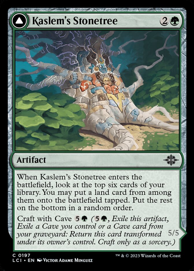 Kaslem's Stonetree // Kaslem's Strider (197) - The Lost Caverns of Ixalan (LCI)