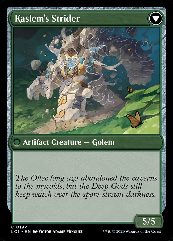 Kaslem's Stonetree // Kaslem's Strider (197) - The Lost Caverns of Ixalan (LCI)