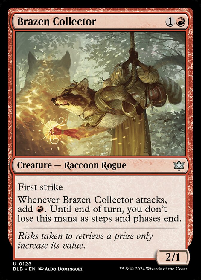 Brazen Collector (128) - Bloomburrow (BLB)