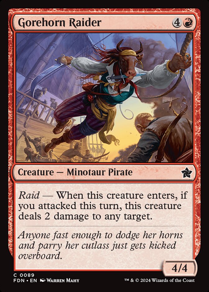 Gorehorn Raider - Foundations (FDN)