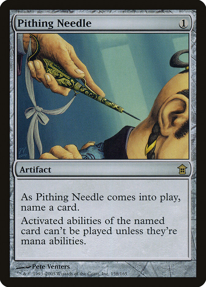 Pithing Needle (158) - Saviors of Kamigawa (SOK)